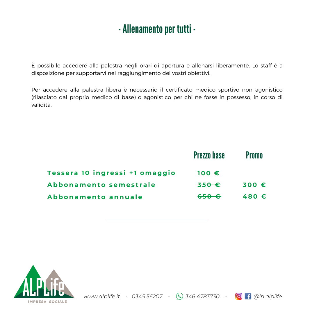 ALP Volantino Fitness 2